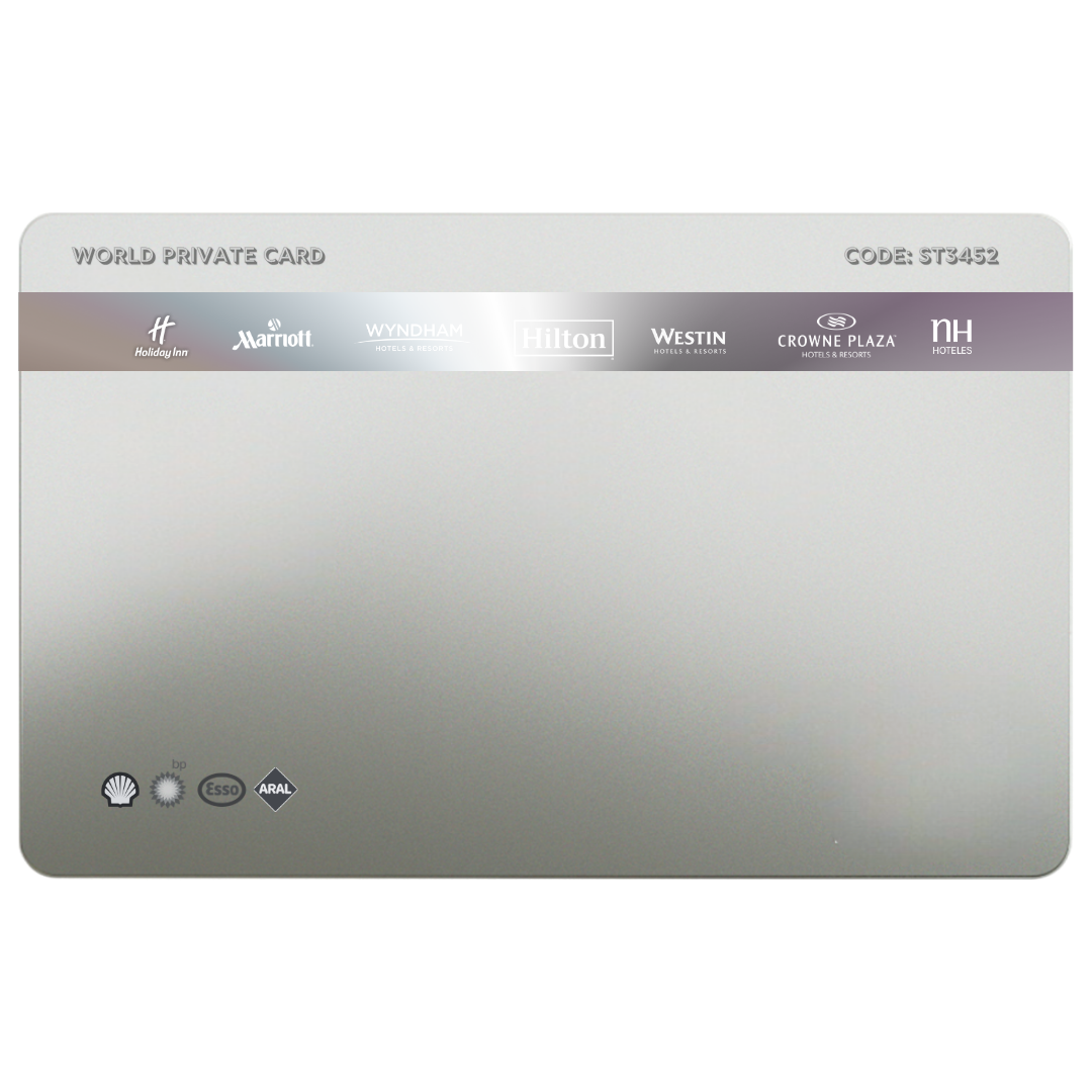 FuelX Silver Card · Back (Chip · Shell · Aral)