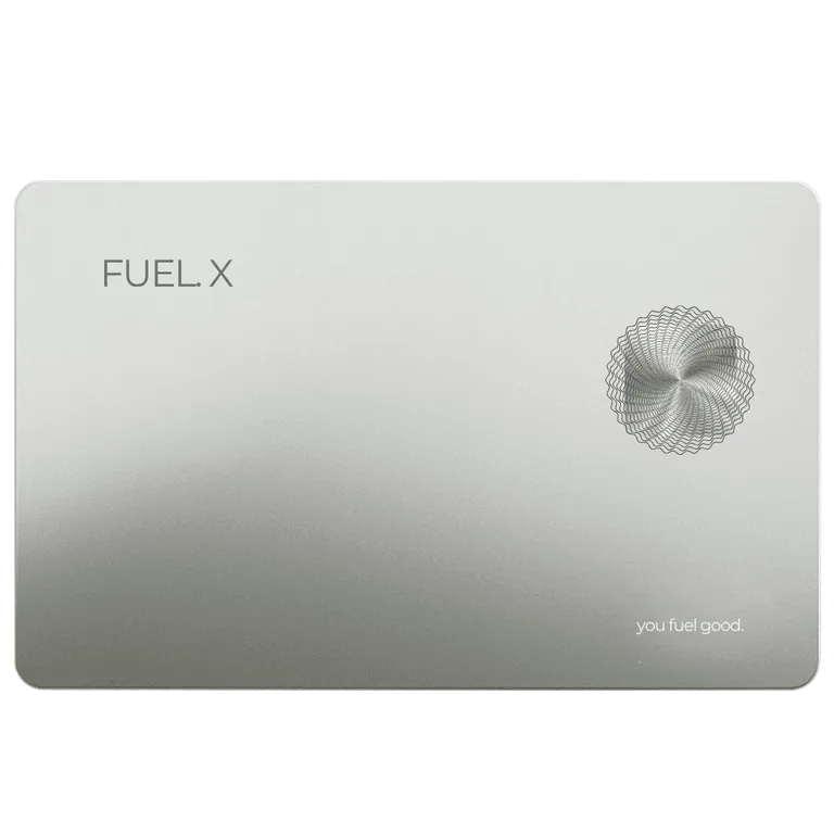 FuelX Silver Card · Front