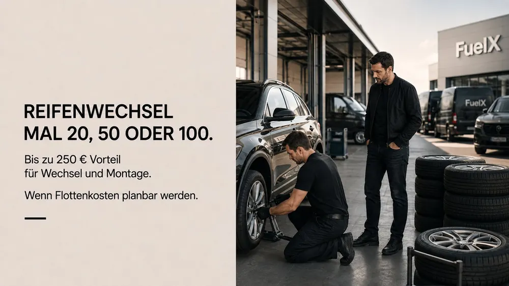 Reifenwechsel / -montage zurück — Bis zu 250&nbsp;€ Reifenwechsel-Kosten zurück.