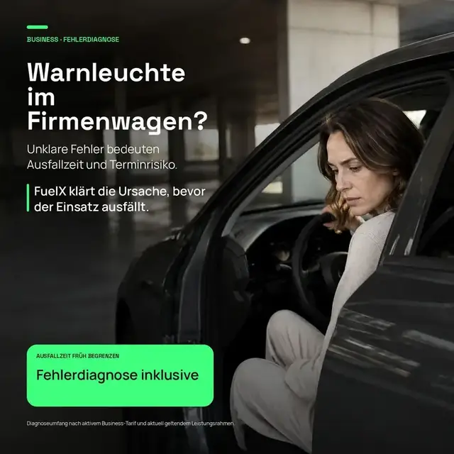 Warnleuchte im Firmenwagen — Ursache klären, bevor der Einsatz ausfällt