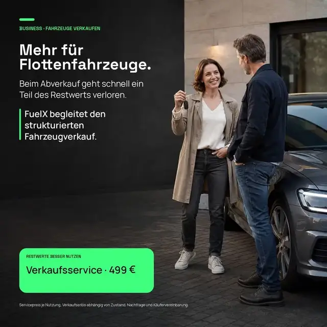 Mehr für Flottenfahrzeuge — strukturierter Fahrzeugverkauf zum Servicepreis