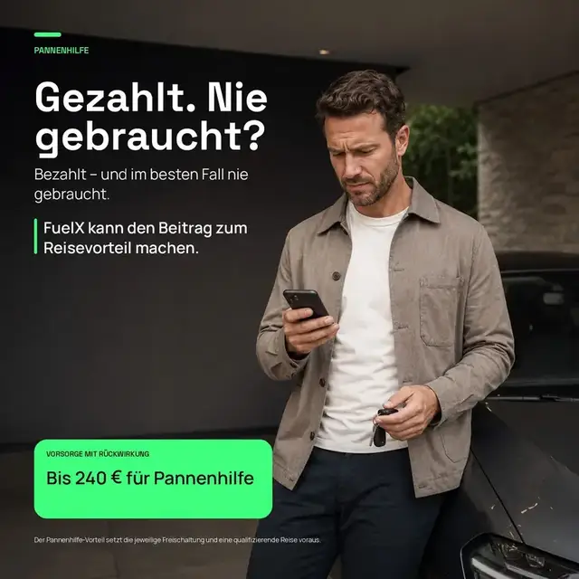 Bis 240&nbsp;€ für Pannenhilfe — Vorsorge, die zum Reisevorteil wird