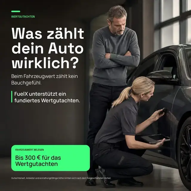 Bis 300&nbsp;€ für ein fundiertes Wertgutachten — Fahrzeugwert belegen