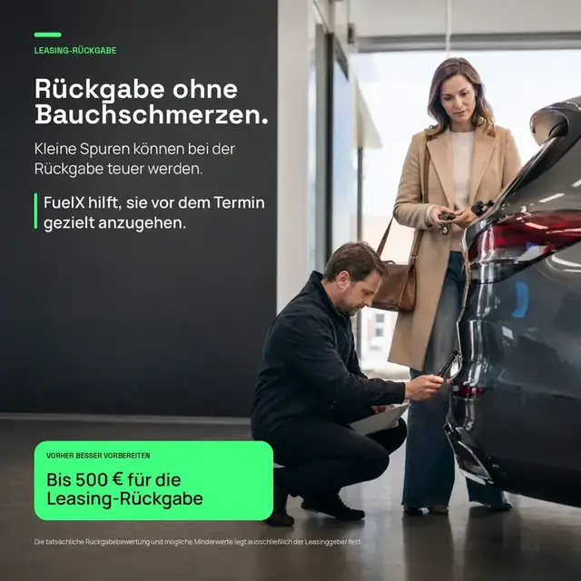 Bis 500&nbsp;€ für die Leasing-Rückgabe — Rückgabe ohne Bauchschmerzen vorbereiten